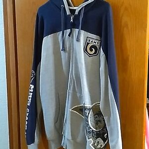 St Louis Rams zip hoodie